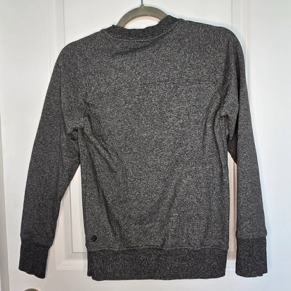 Lululemon Scuba Crew - 2 Heathered Speckled Black